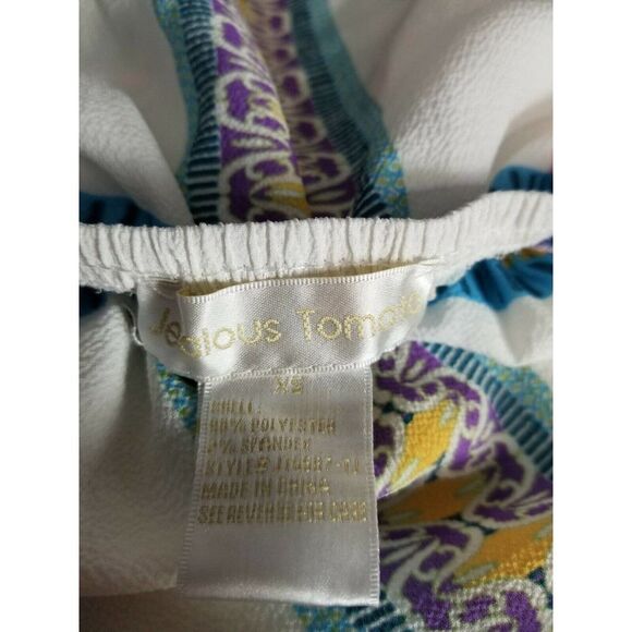 Jealous Tomato Women's Floral Boho Bell Sleeves Top Blouse size XS - Picture 2 of 4